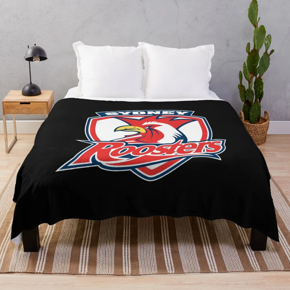

Sydney-Roosters Throw Blanket Luxury Throw Blanket Soft Blanket Kid'S Blanket