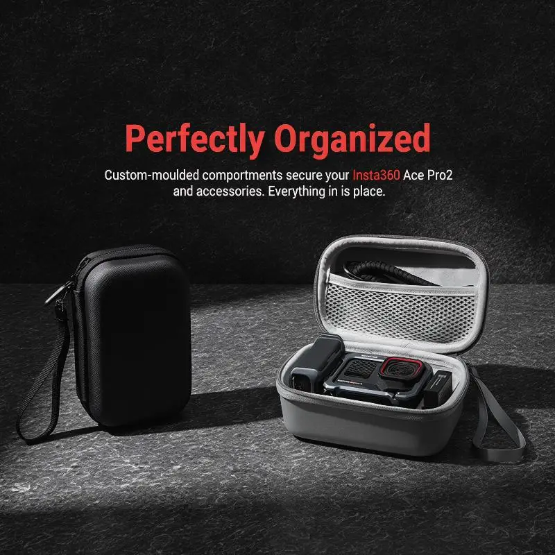 Étui EVA pour Caméra d'Action - Protection Antichoc, Noir ou Blanc