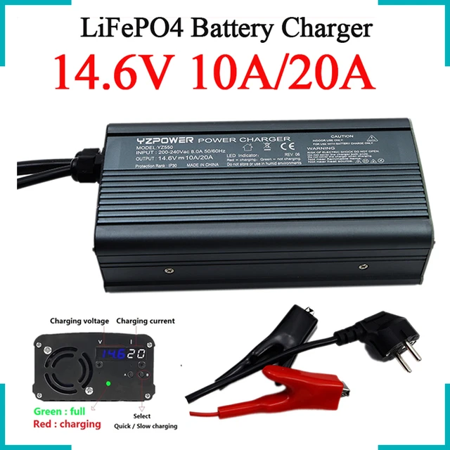 12v 10a Lifepo4 Battery Charger  14.6v Lifepo4 Battery Charger - 14.6v 12v  10a - Aliexpress