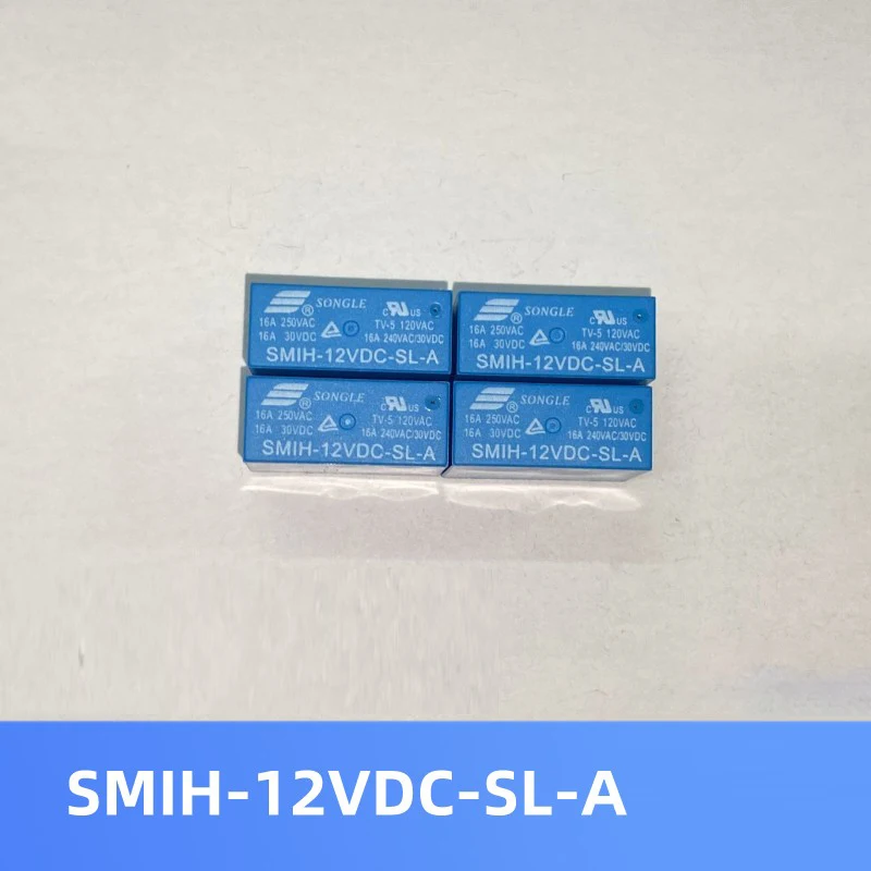 

Original Songle relay SMIH-12VDC-SL-A 6 feet normally open 16A250V electromagnetic repair