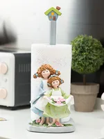 European kitchen paper towel holder Roll paper towel holder Dining Room Bedroom Creative napkin holder living room decoration 1