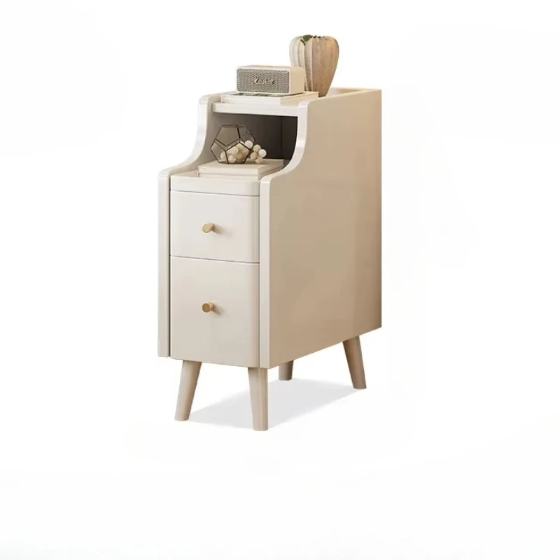 Nordic Simple Low Modern Bedside Table, Luxury Narrow Home Furniture Living Room, Bedroom Bedside Table