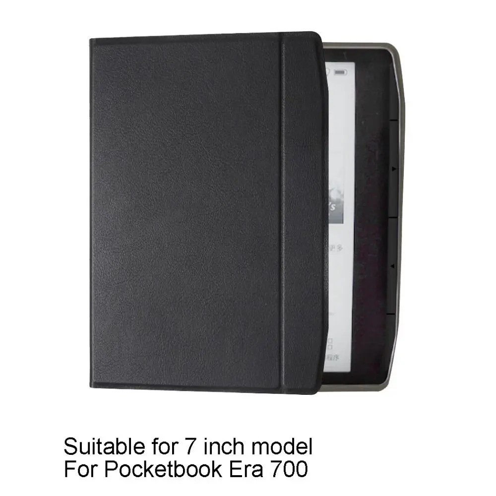 E-Reader Case 7 Inch Magnetic Protective Wear-resistant Leather Shockproof for Pocketbook Era 700 Auto Sleep/Wake