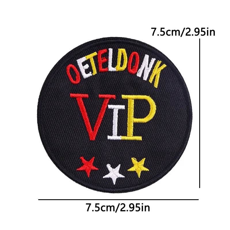 2025 Neue Designs Niederlande Oeteldonk Karneval Eisen auf Patches für Kleidung Oeteldonk Emblem Frosch Stickerei Patch Festival Abzeichen – Detail 10