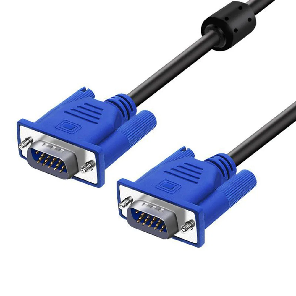 VGA Cable Male To Male 1440*900P 15 Pin Extension Cord for Computer Monitor TV Projector 1.5/3/5 Meters vga cable