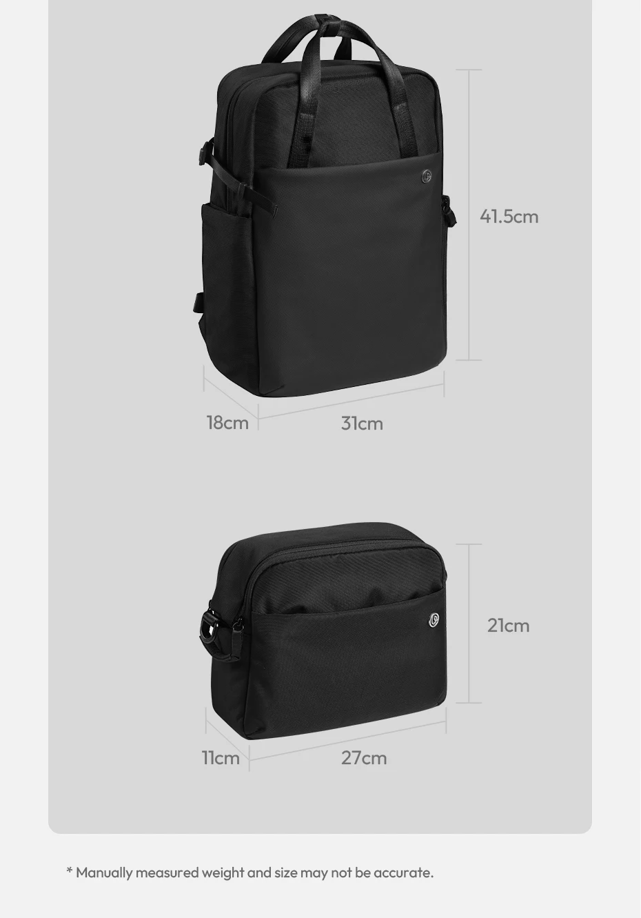 Lightweight Travel Backpack 20L Storage Bag for Camera Fill Light Laptop with Bu