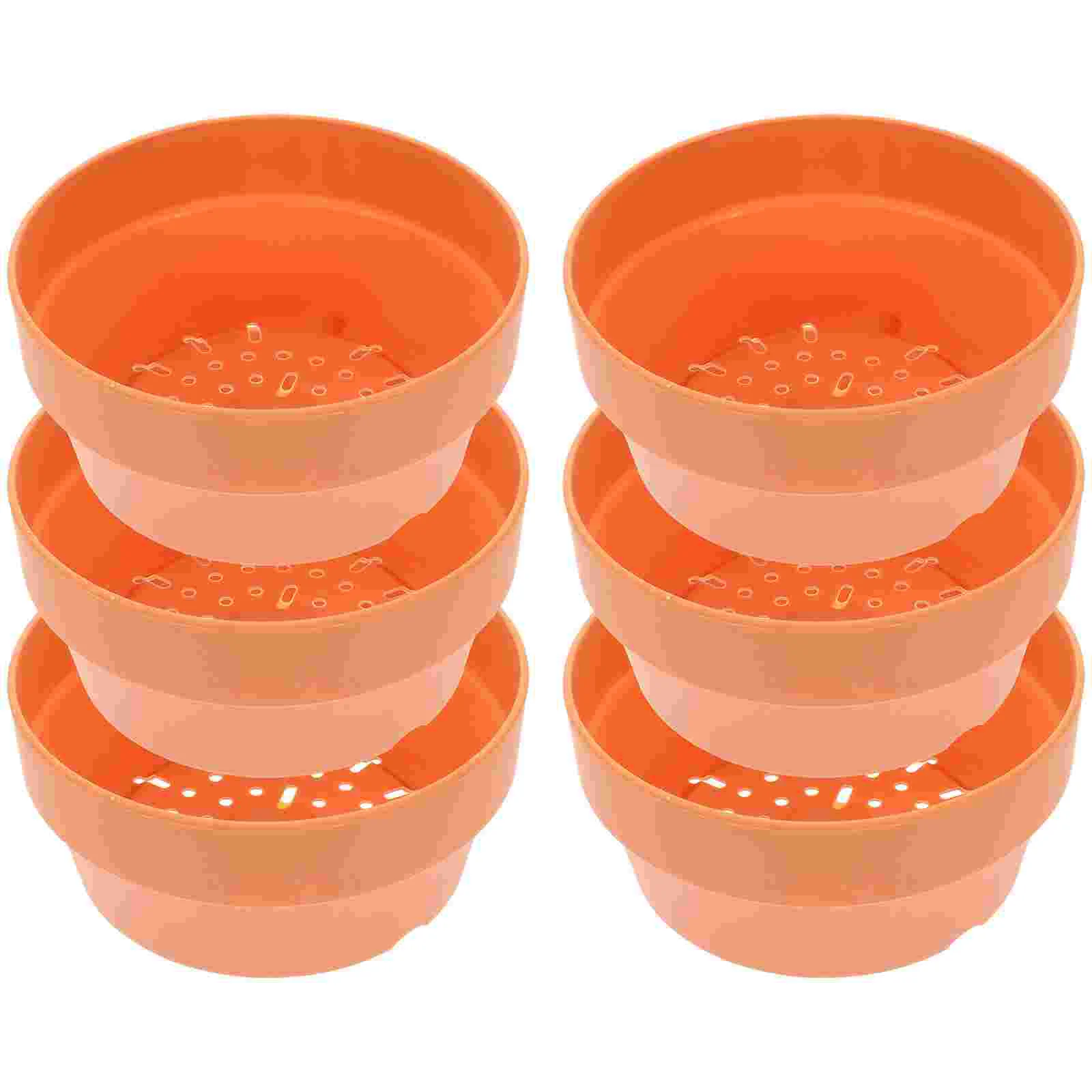 

Imitation Clay Flower Baskets Japanese Round Plastic Flower Pot Flower Container Indoor Outdoor Potted Garden Supplies