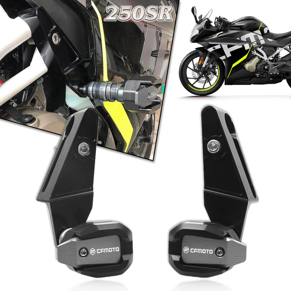 

For CFMOTO 250SR 300SR Motorcycle Falling Protection Frame Slider Fairing Guard Crash Pad Protector