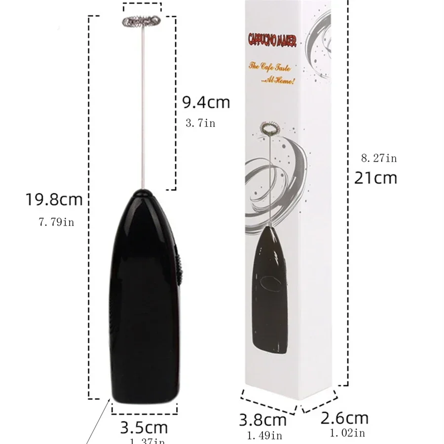 Mini Electric Handheld Egg Beater Household Kitchen Stainless Coffee Bubble Drink Mixer Milk Whisk Beat The Cream Stirring egg beater food mixer electric whisk handheld electric whisk
