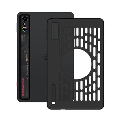 Hollow Cooling TPU Back Cover for Gaming Tablets - Soft Shell Case (Black)
