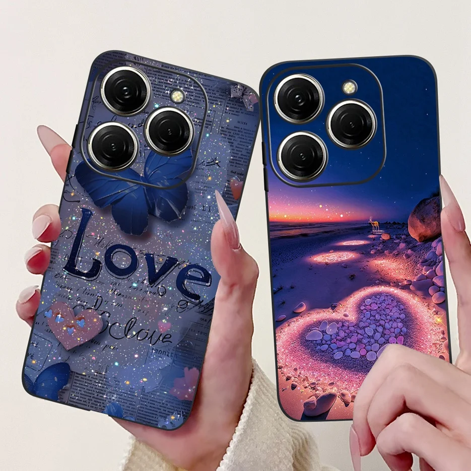 Stylish Painted Soft TPU Phone Case - For Tecno Spark 20 Series