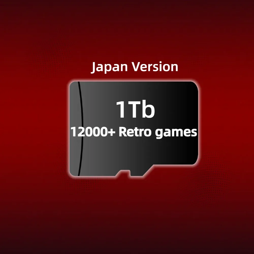 For Retroid Pocket Mini Retro Handheld Game SD Card 1Tb 512G 256G H-Speed Games Memory Card Preloaded Game 39000+ PS2 PSP PS1