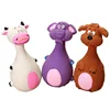 Latex Dog Toys Sound Squeaky Elephant/Cow Animal Chew Pet Rubber Vocal Toys For Small Large Dogs Bite Resistant Interactive Toy 1