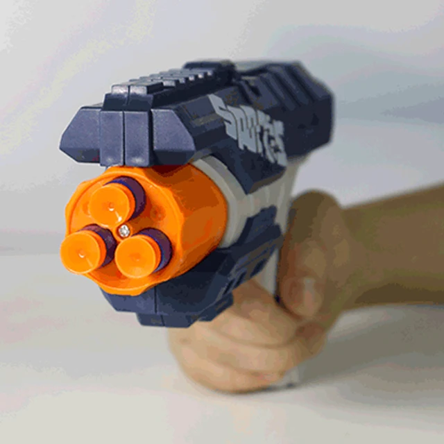 Eva Soft Bullets Guns Toy Air Powered Safety Soft Bullet Guns Darts Airsoft Hollow Hole Head Foam Dart Kids Indoor Shooting Game 6
