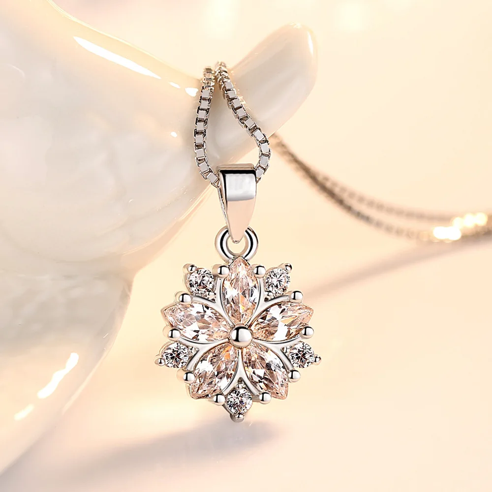 925 Silver Necklace with Zircons - Packaging