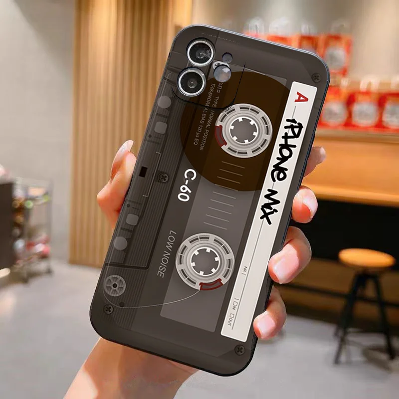 Vintage Radio Design Shockproof Silicone Phone Case - Soft Cover s