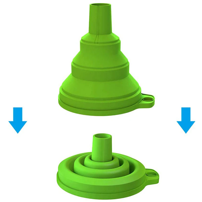 

3D Printer Accessories Silicone Collapsible Funnel with Stainless Steel Resin Filter Cup for SLA DLP LCD for 3D Printer