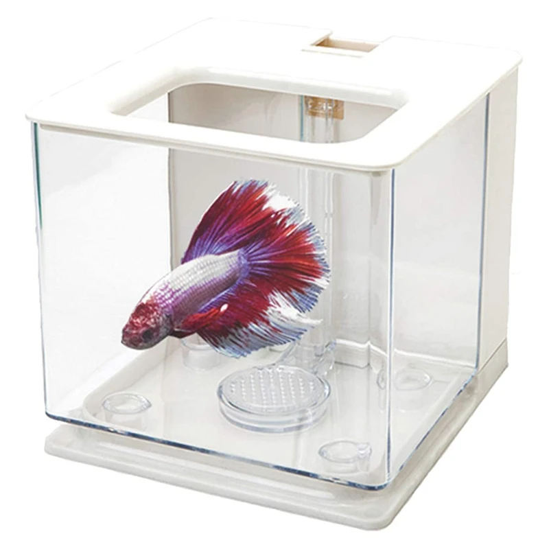 Title 4, Betta Fish Tank Aquarium Fish Tank Easy To Chan...