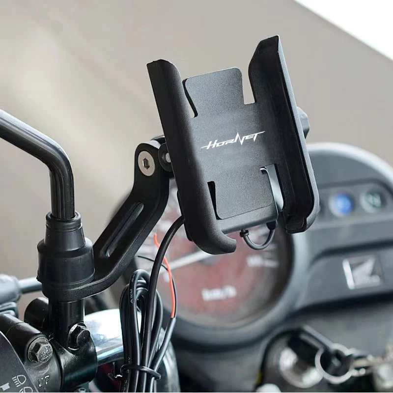 혼다 호넷 CB600F CB600 CB599 호넷 600 용 액세서리, 오토바이 핸들 바 휴대 전화 홀더 GPS 스탠드 브래킷
