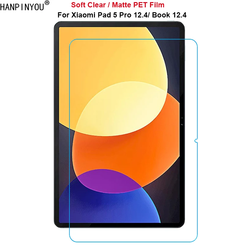 

Для Xiaomi Book Pad 5 Pro 12,4 "Передняя тонкая мягкая прозрачная/матовая защитная пленка без отпечатков пальцев Защитная пленка для домашних животных
