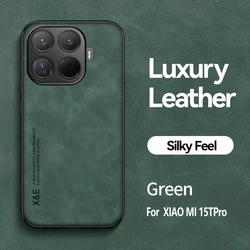 Luxury Business Leather Magnetic Phone Case - Premium Anti - Drop Protection Cover - POCO F8 Ultra (Dark Green)