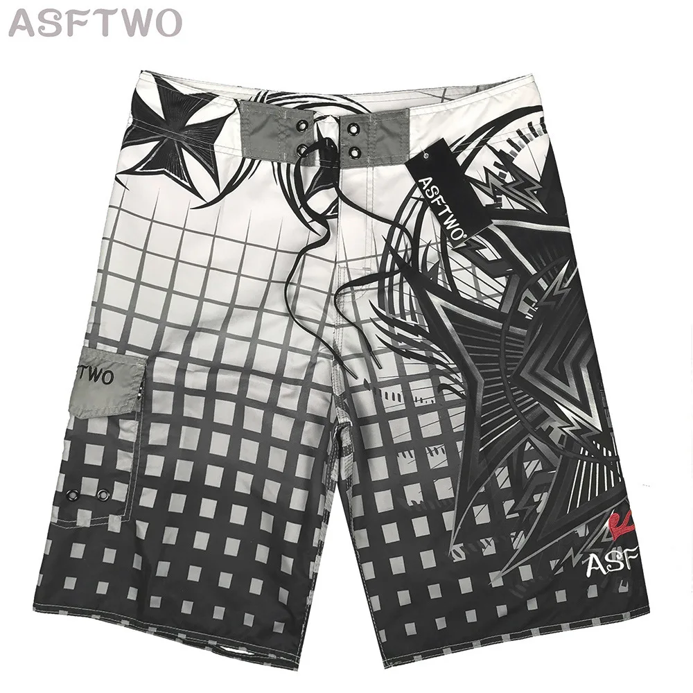 Men's Board Shorts Beach Shorts Quick-drying Waterproof Embroidery Logo #1 Pockets Multicolor Swimwear Workout