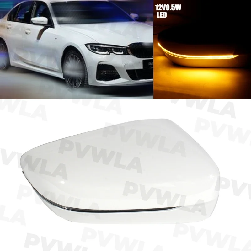 

Для BMW G20 G21 G28 2019 2020 2021 2022 2023 1 шт. правая сторона белая окрашенная задняя крышка зеркала с указателем поворота 51168492898