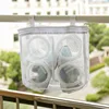 Washing Machine Shoes Bag Travel Shoe Storage bags Portable Mesh Laundry bag Anti-deformation Protective Shoes Airing Dry Tools 6