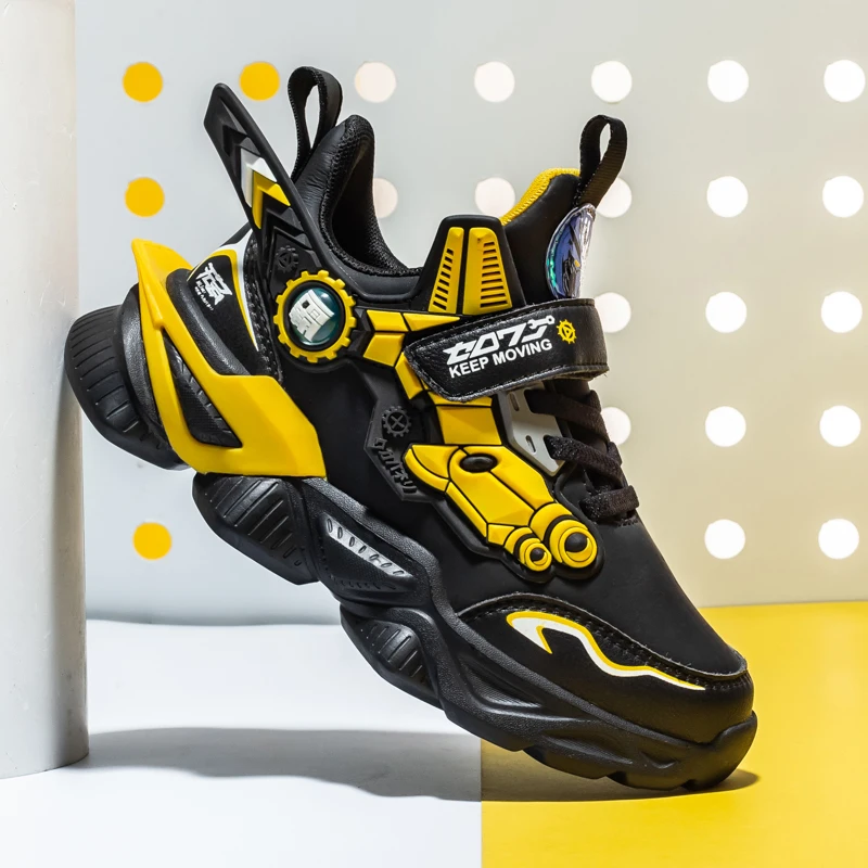 Fashion Kids Sneakers for Boys 2022 Spring Children Casual Shoes 7-12 Years Comfy Anti Slippery Running Tennis Sports | Детская одежда