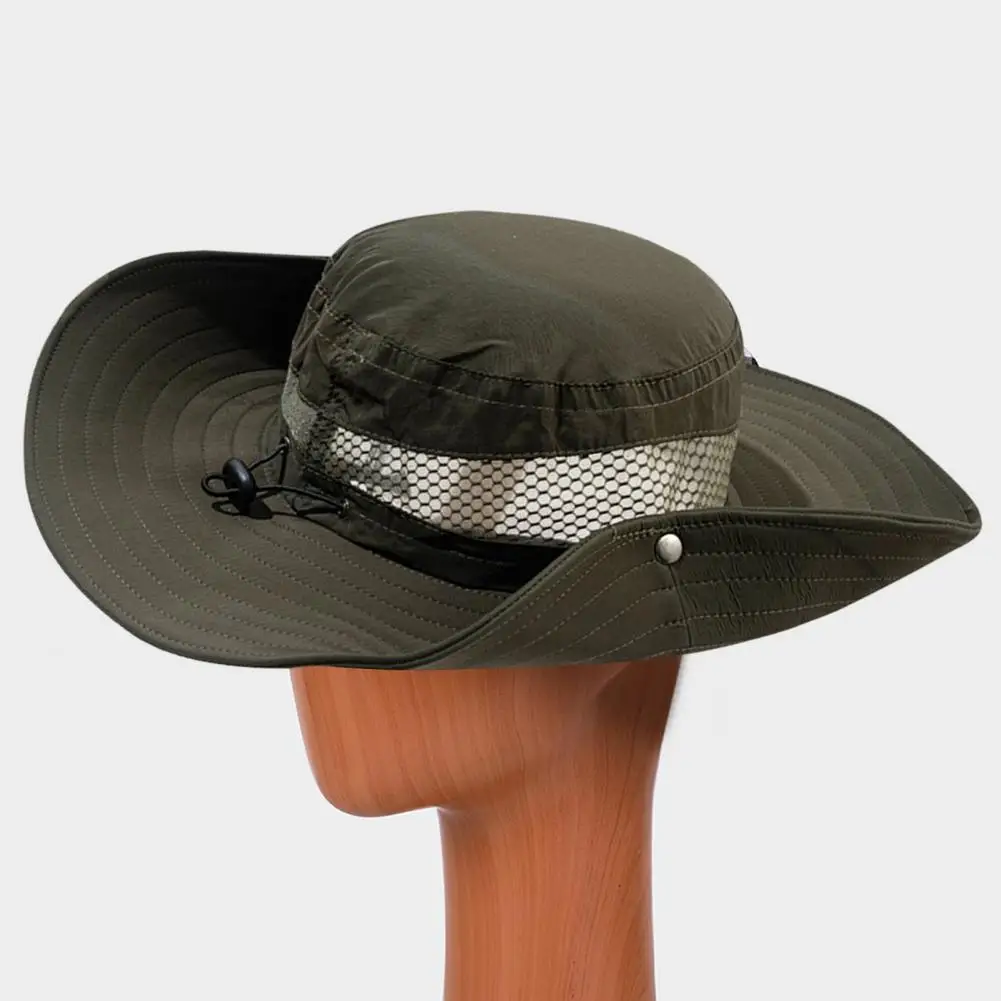 Summer Mesh Fishing Hat Outdoor Breathable Casual Cool Hat Mountaineering Sun Fisherman (7 Colors)