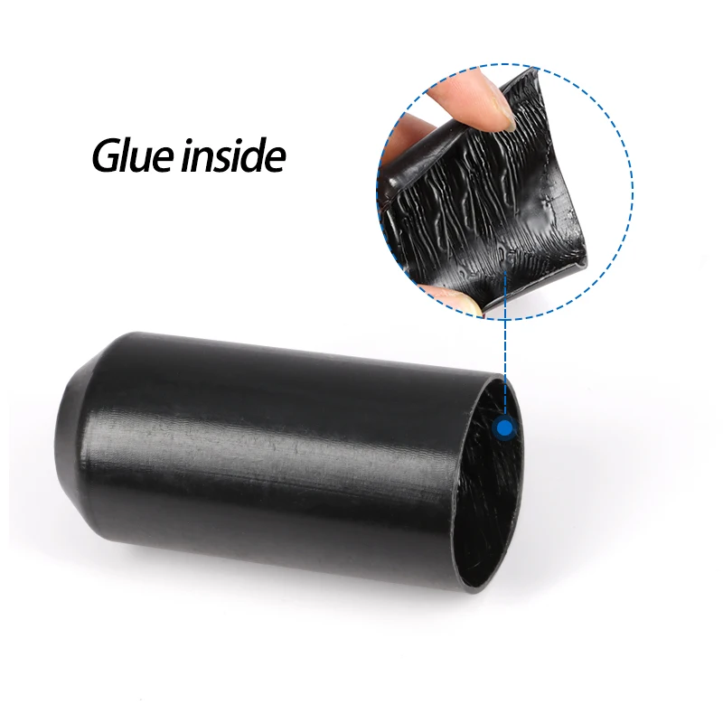 1/5pcs Diameter 8~130mm 2:1 Heat Shrink End Seal Cap Adhesive Glue Lined PE Insulate Wrap Wire Protect Cover Bottom Cable Sleeve heat shrink tubing heat shrink tube cable protector cable wire protector cable sleeve heat shrink tube kit heat shrink cable sleeve protective sleeve cable sleeve protector