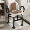 Elderly Portable Toilet Chairs,Light stable Toilet for The Disabled Pregnant Women's Bathroom Helper,Strong Non-slip Toilet Seat 1