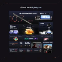 DOOGEE Blade10 Pro Rugged Phone Android 14 6GB+256GB Octa Core 6.56" 90Hz IPS Screen 50MP AI Main Camera 2