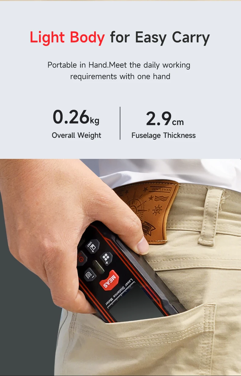 Noyafa NF-270 laser Rangefinder 60M with horizontal bubbles Digital Range Finder