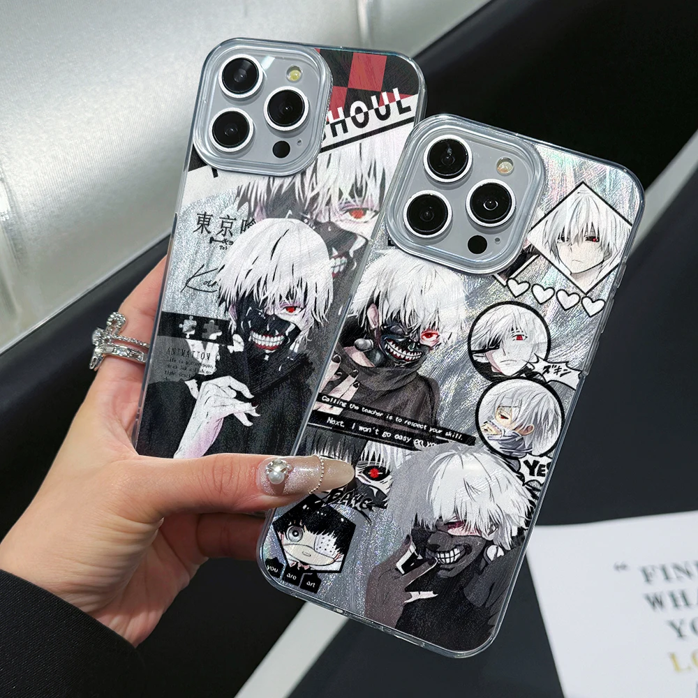 Anime Tokyo Ghoul Feather Texture Hard Phone Case