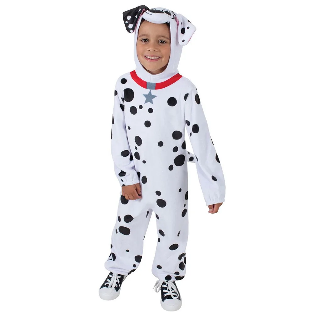 5-delig Dalmatiër Kostuumset Voor Kinderen – Inclusief Oren Hoofdband Staart Vlinderdas En O 1176554