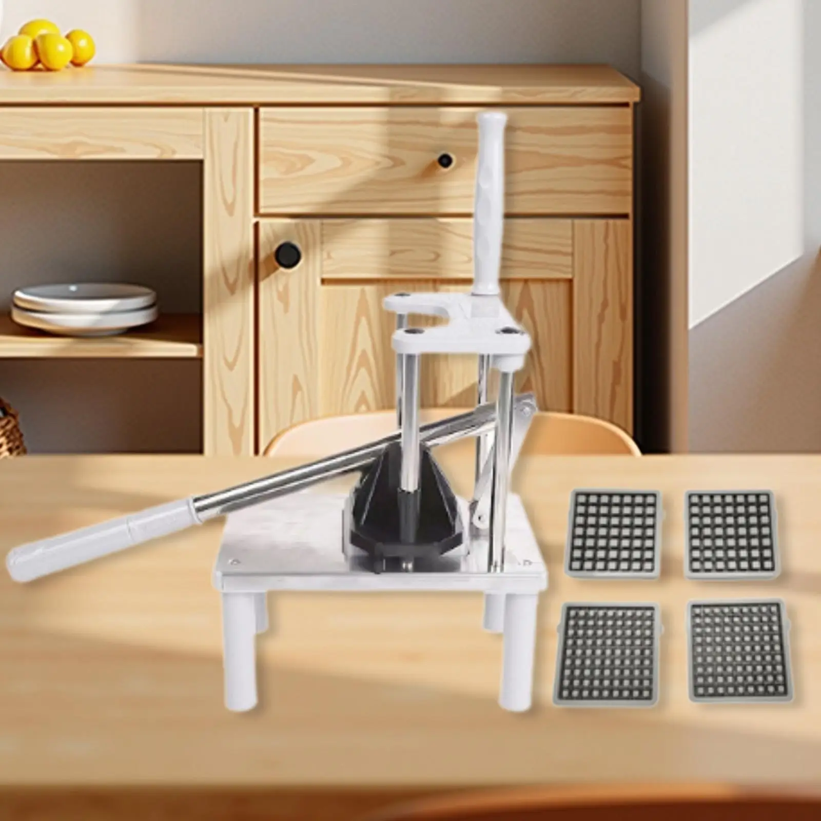Vegetable Chopper Professional French Fry Cutter Onion Cabbage Cutter Multifunctional Vegetable Fruit for Tomato Lemon