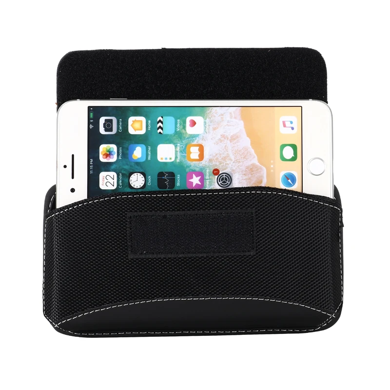 Universal Belt Clip Phone Pouch Case For iPhone 14 13 12 Pro Max Samsung Galaxy Huawei Xiaomi LG Sony Men's Phone Waist Bag