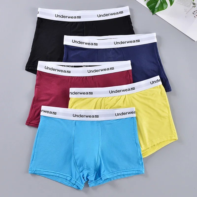 

Men Boxers Shorts Man Underpants Underwear 5Colors Choise Soft Fashion Sports Casual Hombre boxer Majtki Meskie Sous Vetement