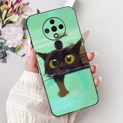 Luxury Shockproof Silicone Bumper Case - Cute Cartoon Design for Tecno Spark 6 (935)