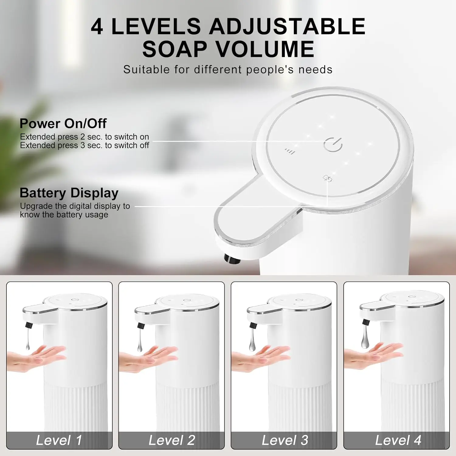 Touchless Soap Dispenser Wall Mount - Bodugi touchless soap dispenser wall mount