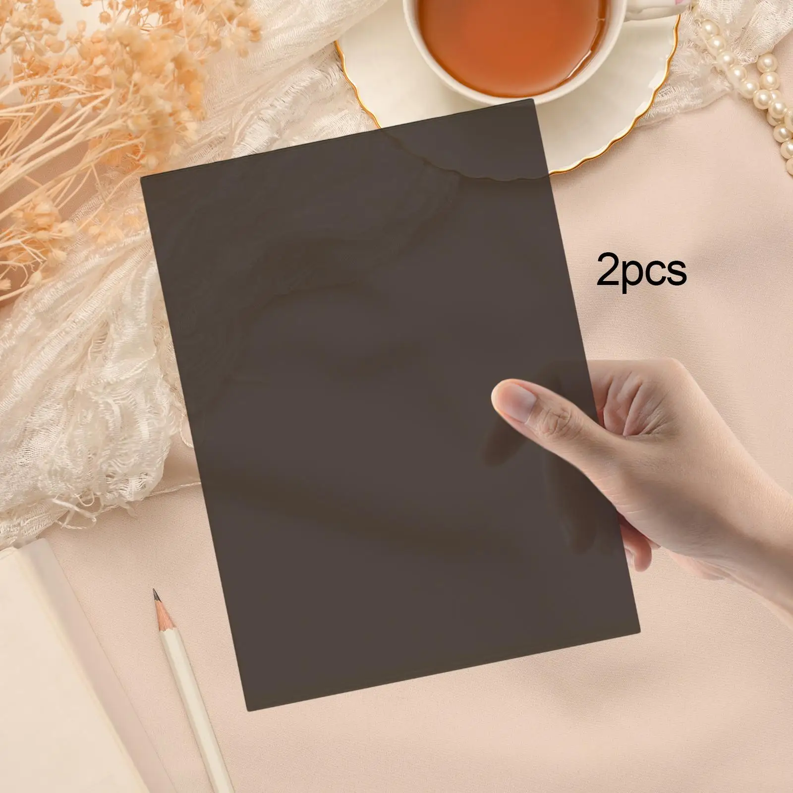 

2x PVC Translucent Sheet Multipurpose Pet Stencil Material Film Sheet Clear PVC Sheet Clear Sheet for DIY Stencil Cutting Crafts