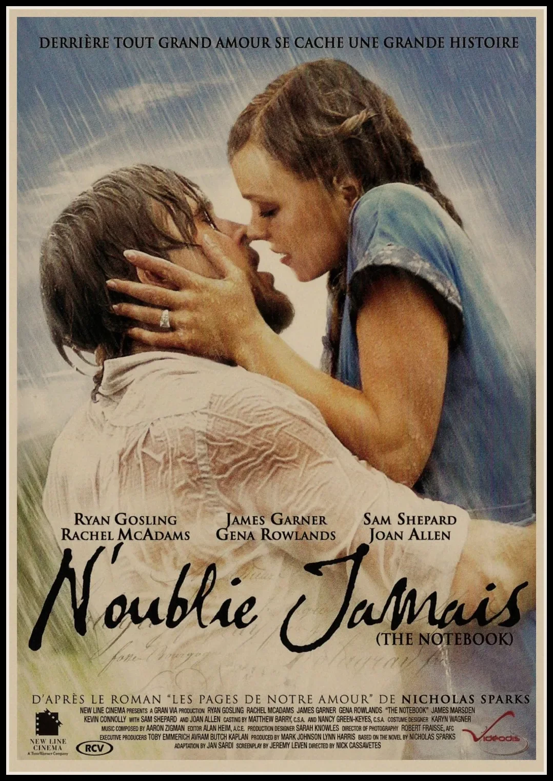 The Notebook Retro Poster Vintage Poster Wall Decor for Home Bar Cafe Personalised Room Decoration