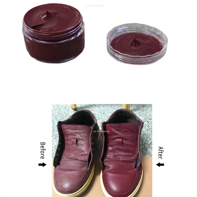 30ml Wine Red Leather Dye Paste Diy Leather Foreskin Shoes Sofa Scratch  Repair Dye Handmade Leather