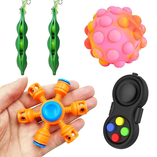 5Pcs Fidget Toys Pack Set For Girls Boys Cool Gadgets Autism Sensory Stress Relief For Kids Fidgetspeelgoed Antiestres Niño 4