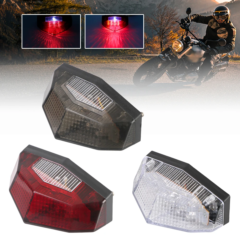 11 Led Tail Light Stop Brake Lights Turn Signals Motorcycle Signal Indicator Motorbike Blinker Moto Accessories
