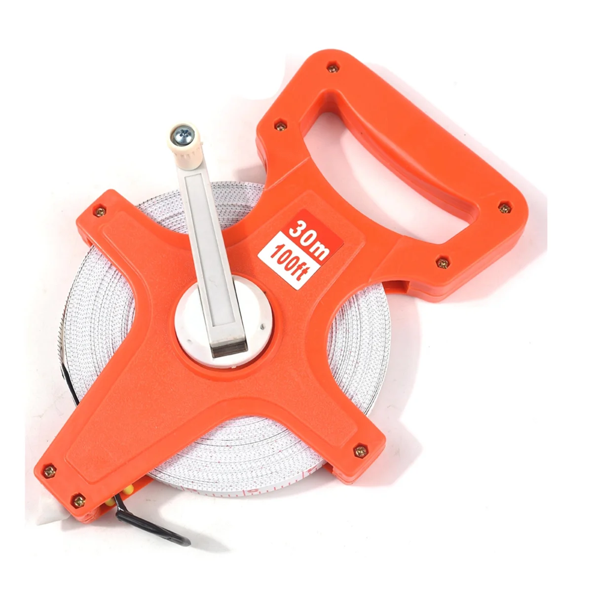 

Metric 30M Portable Plastic Shelf Ruler Thickened and Durable Portable Frame Ruler Steel Tape Measuring Tool