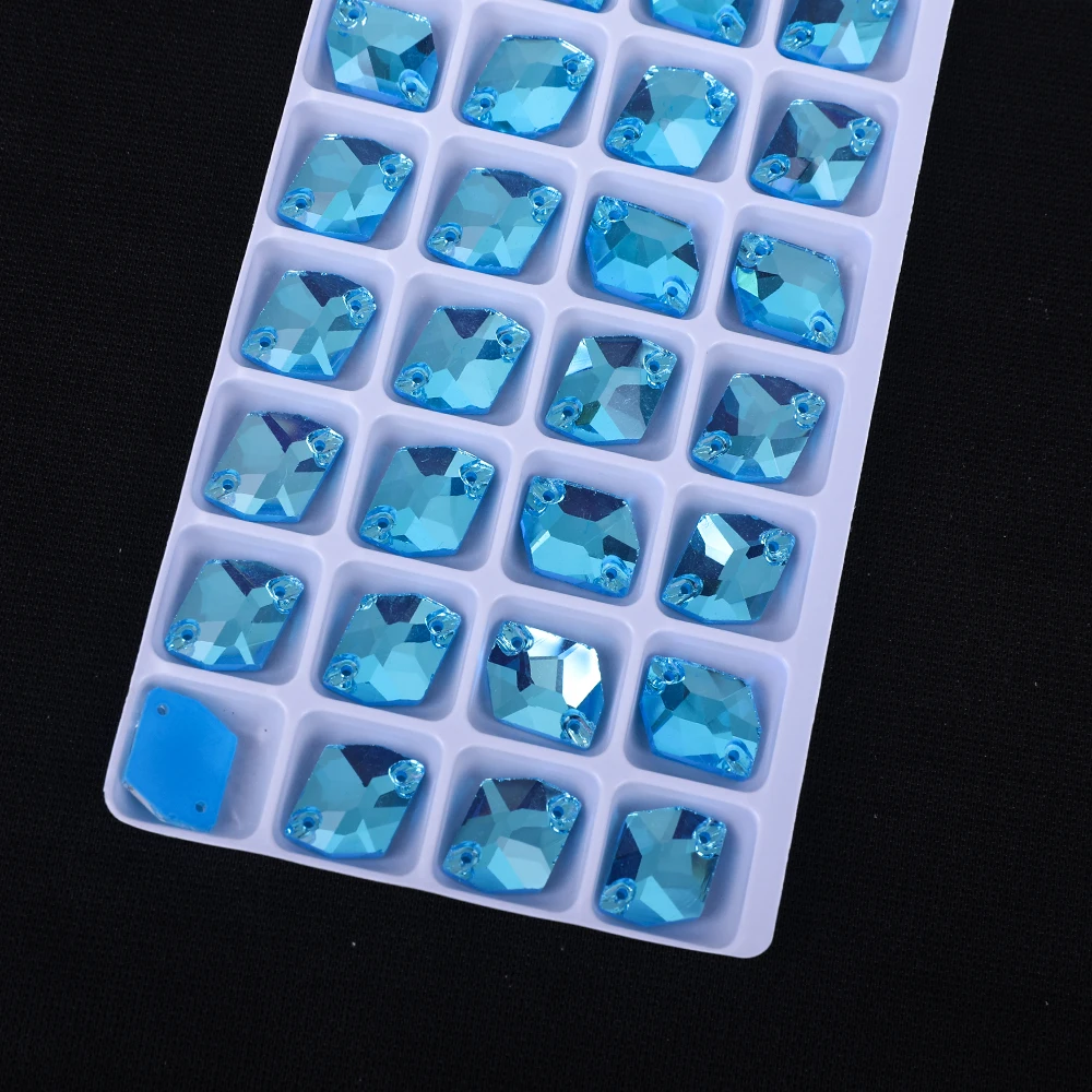 Vc neon fluor zierende kosmische nähen auf Strass kosmische ab Nähen Diamant Glas Diamant Flatback DIY Zubehör Hochzeit – Detail 4