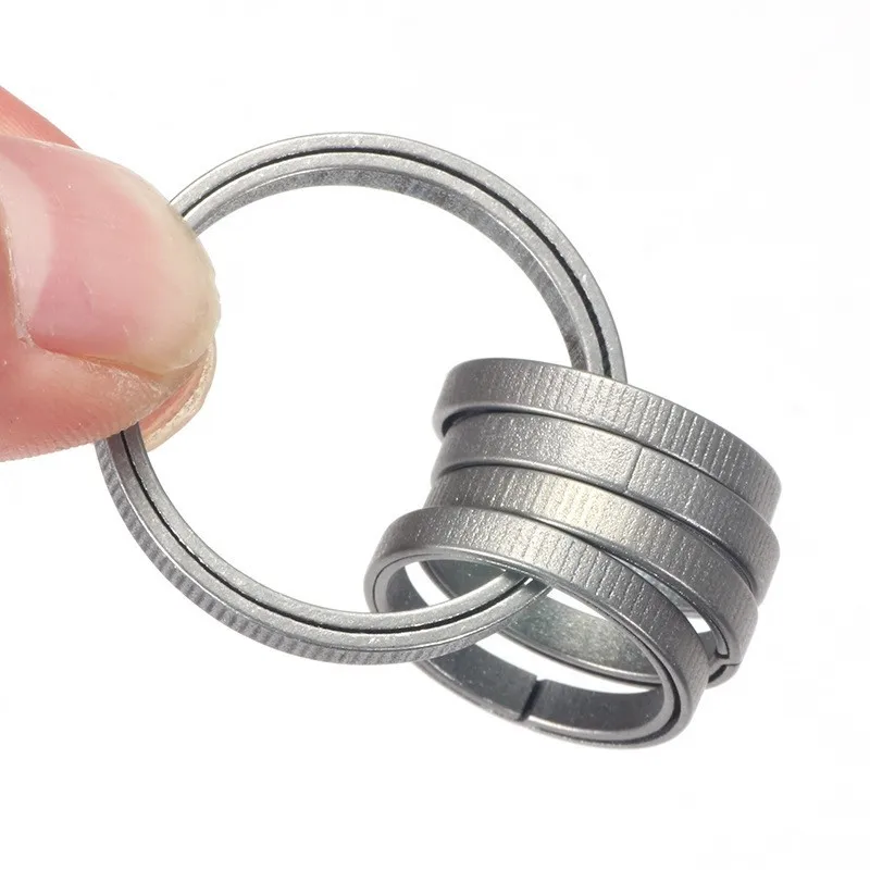 Titanium Key Chain Rings Titanium Alloy Key Rings Keychains Buckle Pendant Super Light Man Car ...