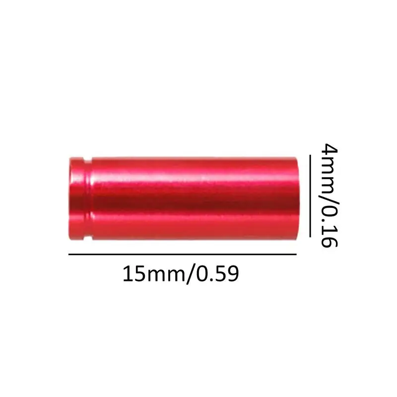 Cycle Derailleur Brake Dustproof Cover 20pcs Cycle Brake Cable Tip Cap Aluminum Alloy Cable End Cap Housing End Tip Caps